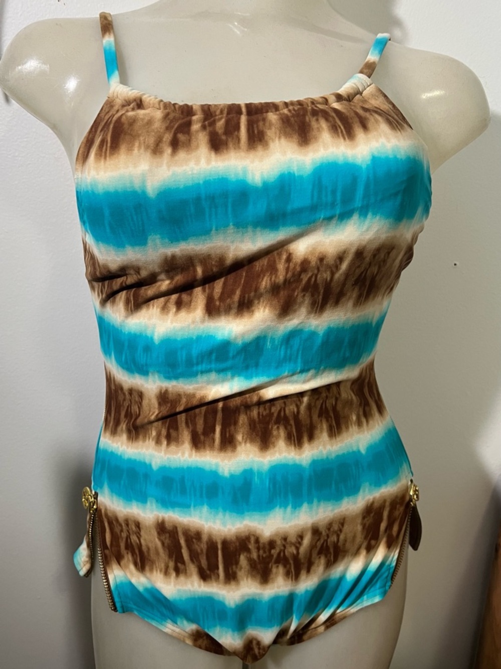 Michael Kors - Tie-Dye Women's Swimsuit with Matching Cover-up Dress!